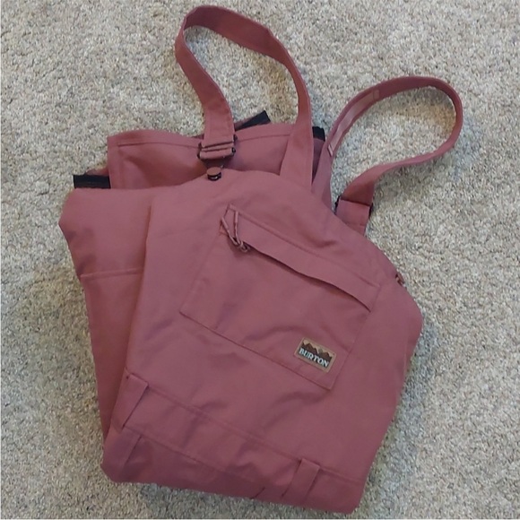 Burton Women's Avalon Bib in Brick Red - Picture 2 of 3